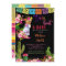 Mexican Fiesta Gold Glitter Baby Shower Invitation