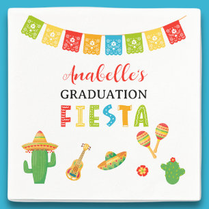 Mexican Fiesta Graduation Party Napkin