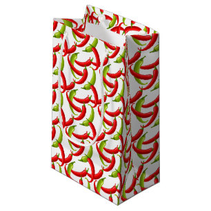 Mexican Fiesta Hot Chilli Peppers Small Gift Bag