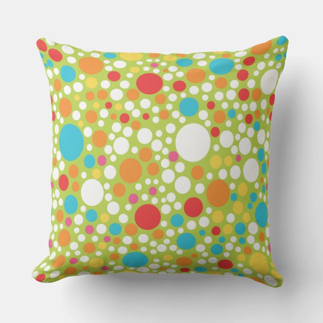 Mexican Fiesta Multi Colour Outdoor Pillow (Front)