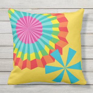 Mexican Fiesta Outdoor Pillow