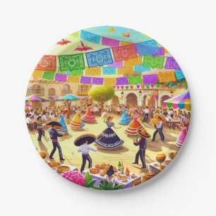 Mexican Fiesta Paper Plate