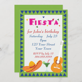 Mexican Fiesta Party Invitation