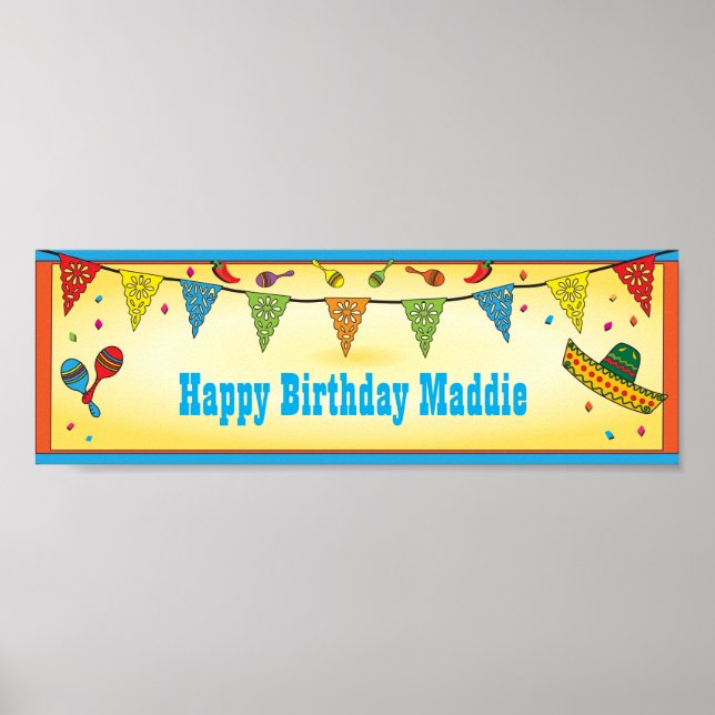 Mexican Fiesta poster banner (Front)