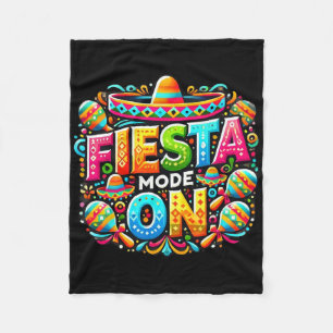 Mexican Fiesta Shirts Cinco De Mayo Hispanic Herit Fleece Blanket