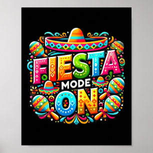 Mexican Fiesta Shirts Cinco De Mayo Hispanic Herit Poster