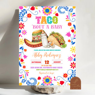 Mexican Fiesta Taco bout a baby baby shower Invita Invitation
