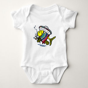 Mexican fish baby bodysuit