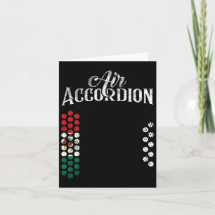 Mexican Flag Air Accordion Flag Of Mexico T Shirt Card