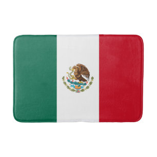 Mexican Flag Bath Mat