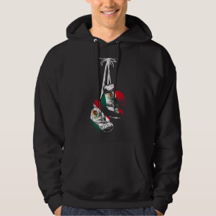 Mexican Flag Boxer Boxing Gloves Boxing Hoodie