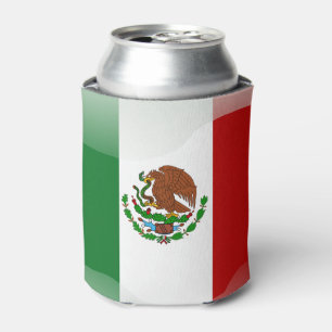 Mexican flag can cooler