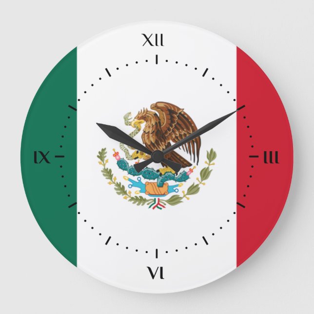 Mexican flag Clocks (Front)