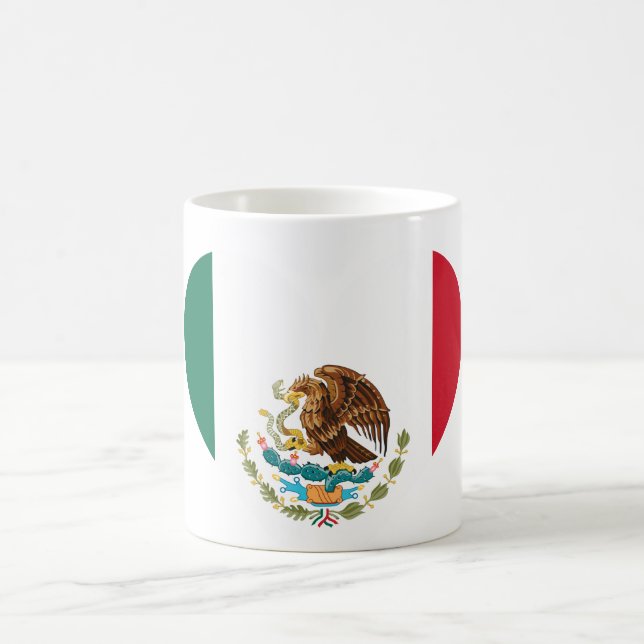 Mexican flag coffee mug (Center)