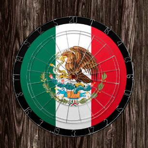 Mexican Flag Dartboard & darts / game board