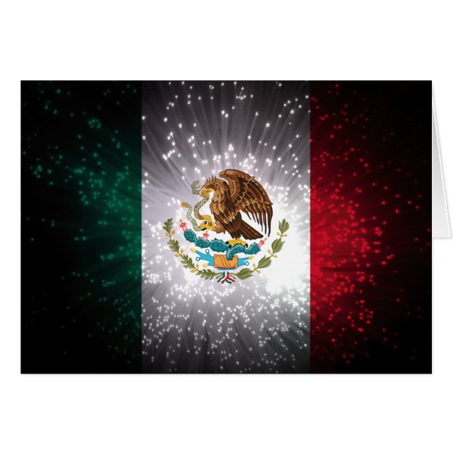 Mexican Flag Firework (Front Horizontal)