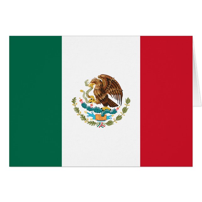 Mexican Flag - Flag of Mexico (Front Horizontal)