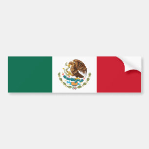 Mexican Flag - Flag of Mexico Bumper Sticker
