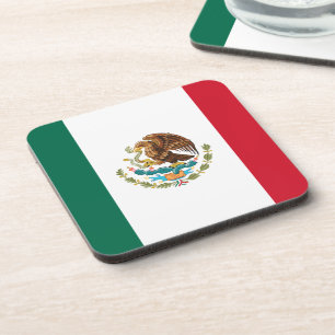 Mexican Flag - Flag of Mexico Coaster