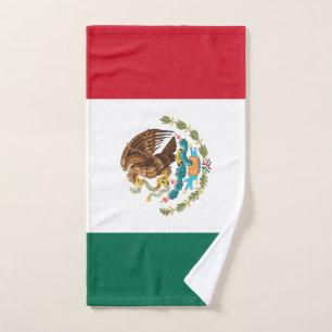 Mexican Flag - Flag of Mexico Hand Towel