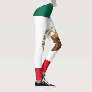 Mexican Flag - Flag of Mexico Leggings