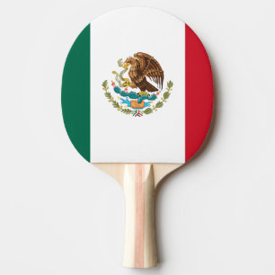 Mexican Flag - Flag of Mexico Ping Pong Paddle