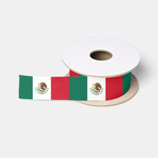 Mexican Flag - Flag of Mexico Satin Ribbon