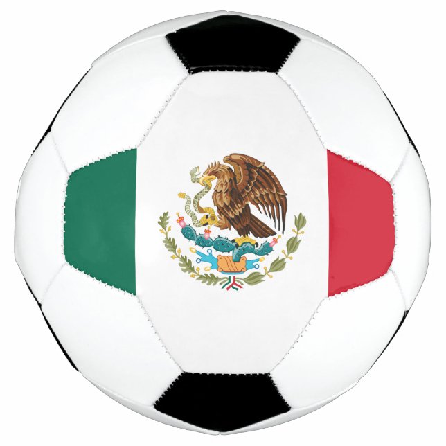 Mexican Flag - Flag of Mexico Soccer Ball (Front)