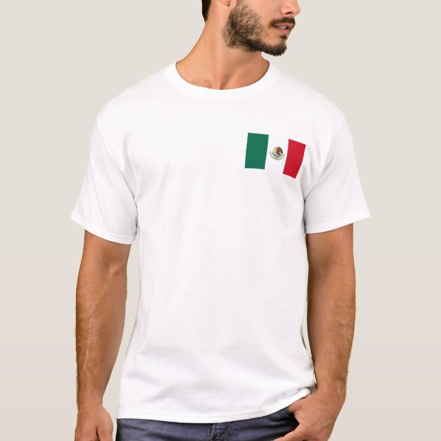 Mexican Flag - Flag of Mexico T-Shirt (Front)