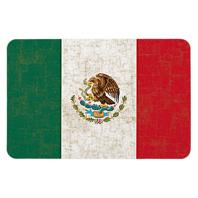 MEXICAN FLAG Flexible Magnet (Horizontal)