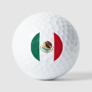 Mexican Flag Golf Balls