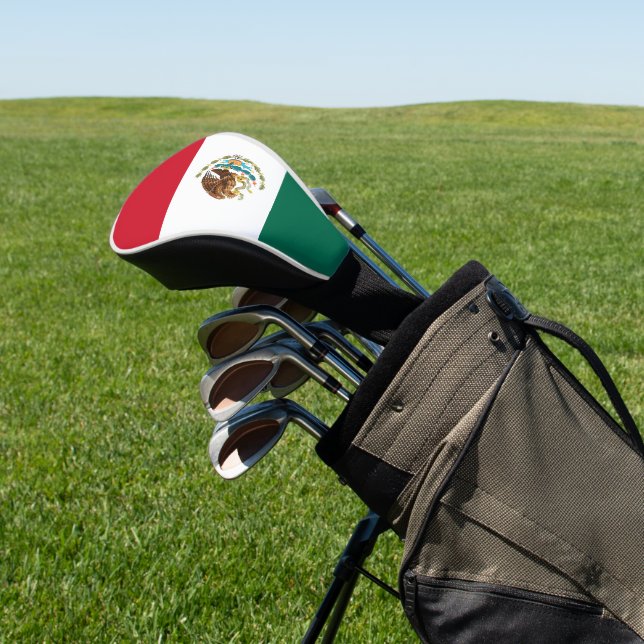 Mexican Flag Golf Head Cover (In Situ)