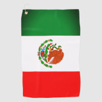 Mexican Flag Golf Towel