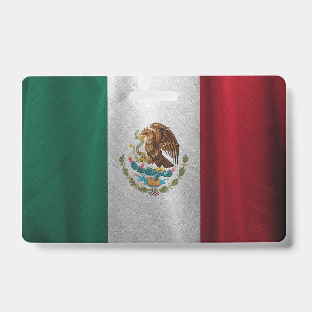 Mexican Flag ID Badge (Front)