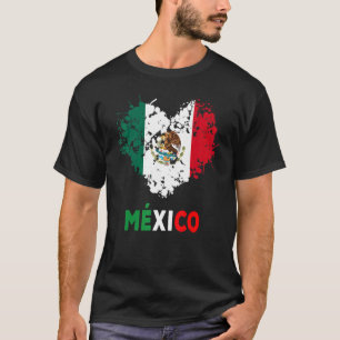 Mexican Flag Idea De Mexico Para Mujeres & Mexico T-Shirt