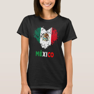 Mexican Flag Idea De Mexico Para Mujeres & Mexico T-Shirt