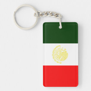 Mexican Flag Key Ring