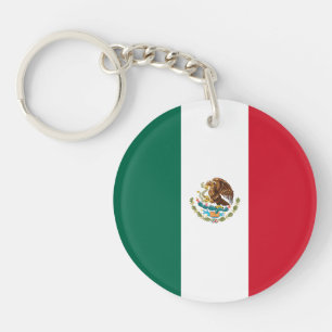 Mexican Flag Key Ring