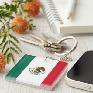 Mexican Flag Key Ring