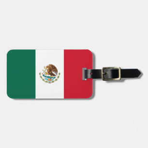 Mexican Flag Luggage Tag