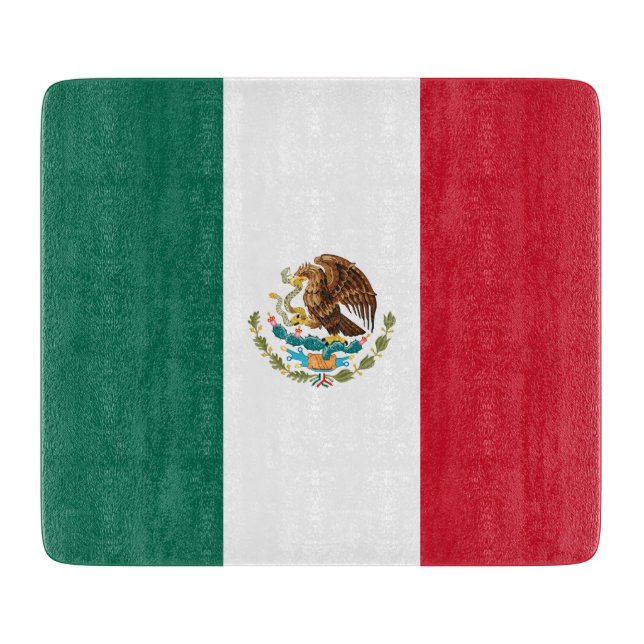 Mexican Flag (Mexico) Cutting Board (Front)
