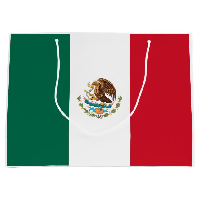 Mexican Flag (Mexico) Large Gift Bag (Front)