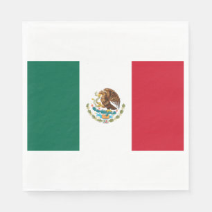 Mexican Flag (Mexico) Napkin