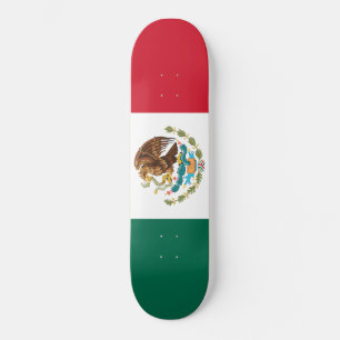 Mexican Flag (Mexico) Skateboard