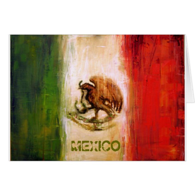 MEXICAN FLAG - MEXICO STYLE (Front Horizontal)