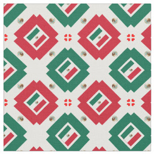 Mexican Flag & Mexico Trendy Fabric fashion