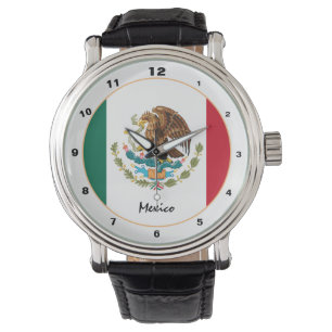 Mexican Flag & Mexico trendy fashion /design watch