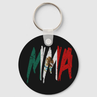 Mexican Flag MMA Key Ring