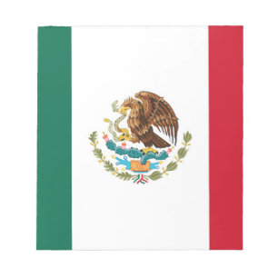 Mexican Flag Notepad