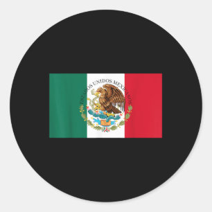 Mexican Flag Of Mexico Flag  Classic Round Sticker